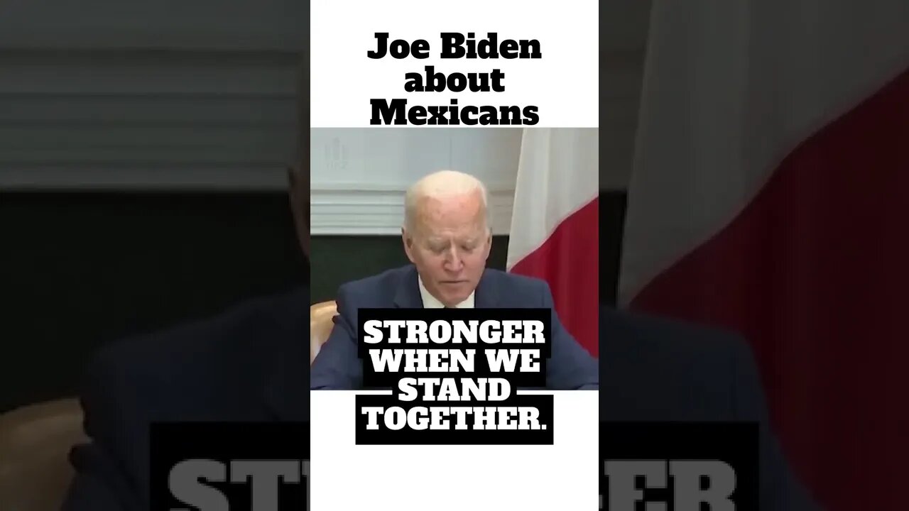 Joe Biden about Mexicans vs. Donald Trump about Mexicans.