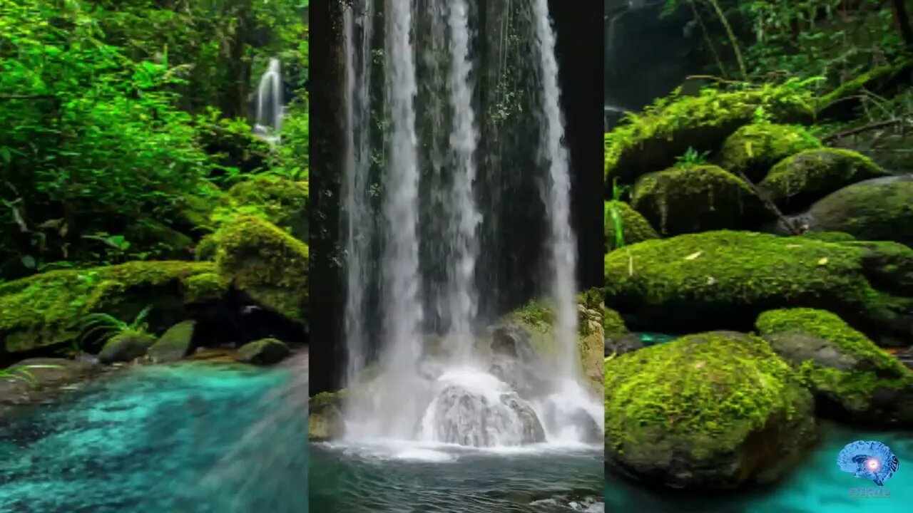 eYe KWU - Crashing Waterfall (Soothing Relaxing Meditation & Yoga Healing Spirit Soul)