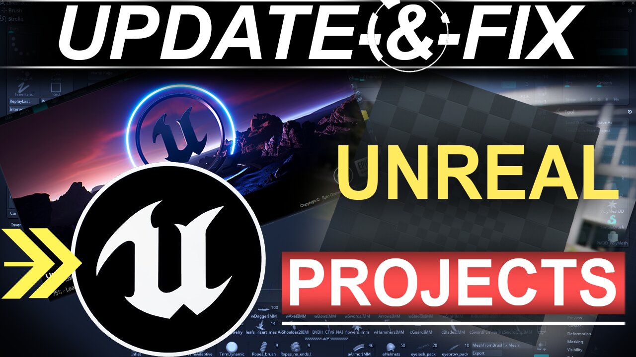 Updating Old Unreal Projects to NEWEST (& Fixing Broken Assets)