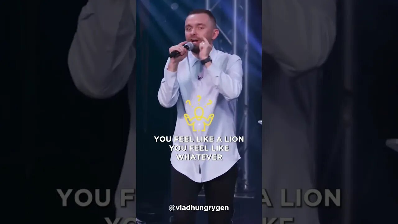 Christians don’t live from feelings 😪