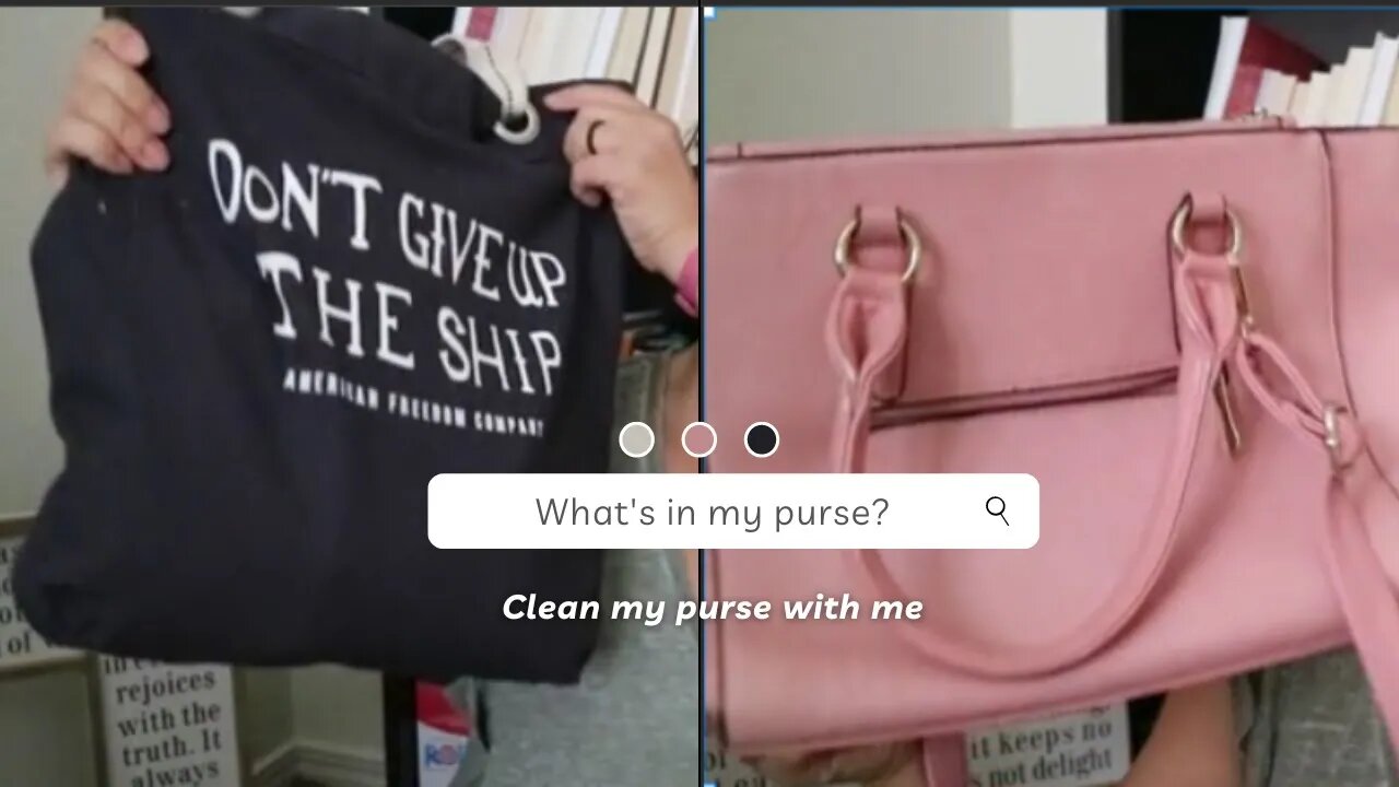 What's in my purse? Clean my purse with me