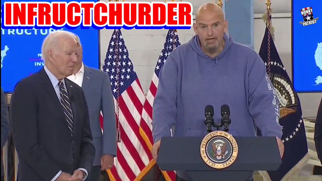 John Fetterman Introduces Joe Biden At Pennsylvania Infrastructure Event