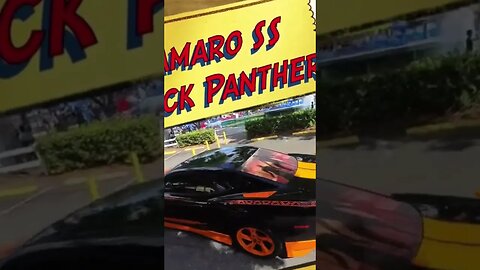 Camaro SS Black Panther #shorts #chevycamaro #insta360