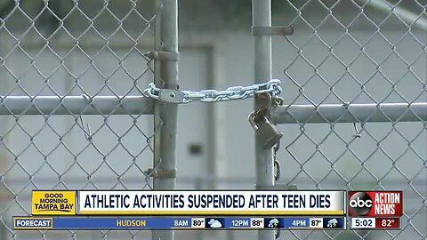 Hillsborough Schools stop athletic activities after teen's death