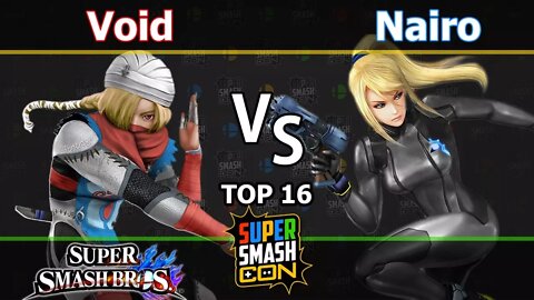 CLG|Void (Sheik) vs. NRG|Nairo (Zero Suit) - Wii U Singles Top 12 - SSC2017