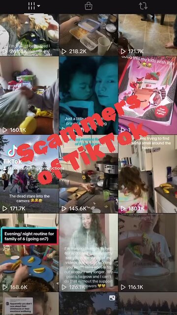 Scammers of Tik tok