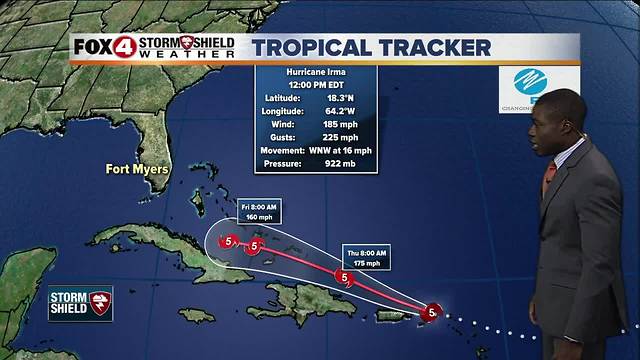 Hurricane Irma -- 12pm Wednesday update