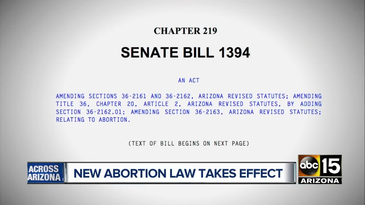 Arizona law now requires more questions for women seeking abortion