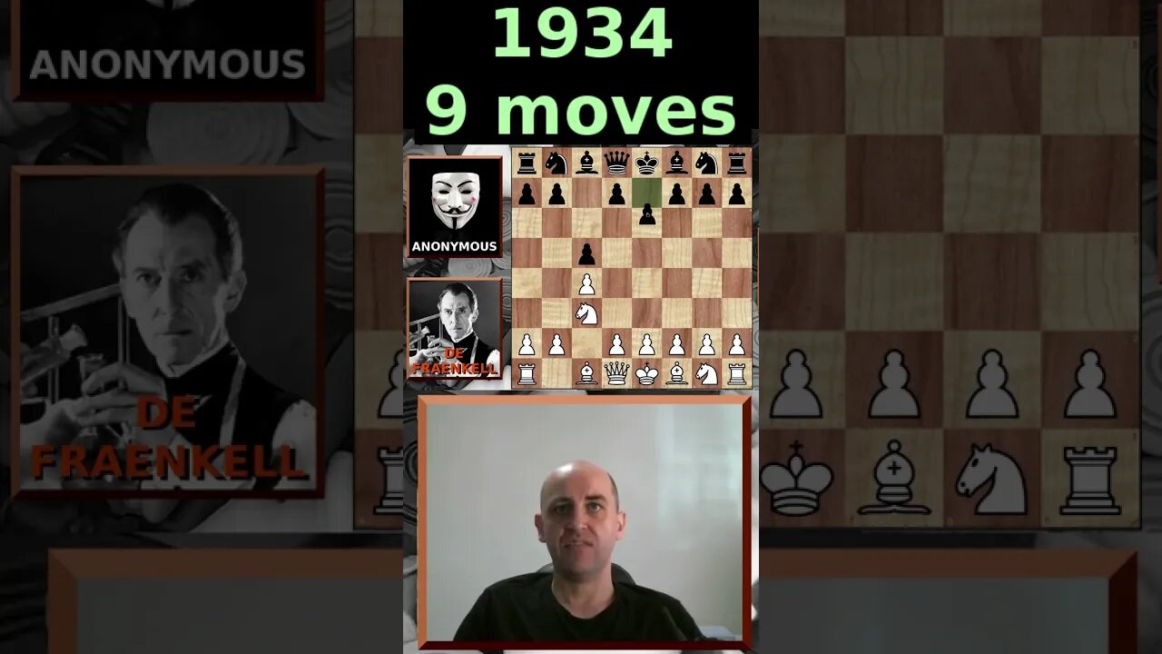 de Fraenkell vs Anon - Top 10 fastest checkmates in history! #6