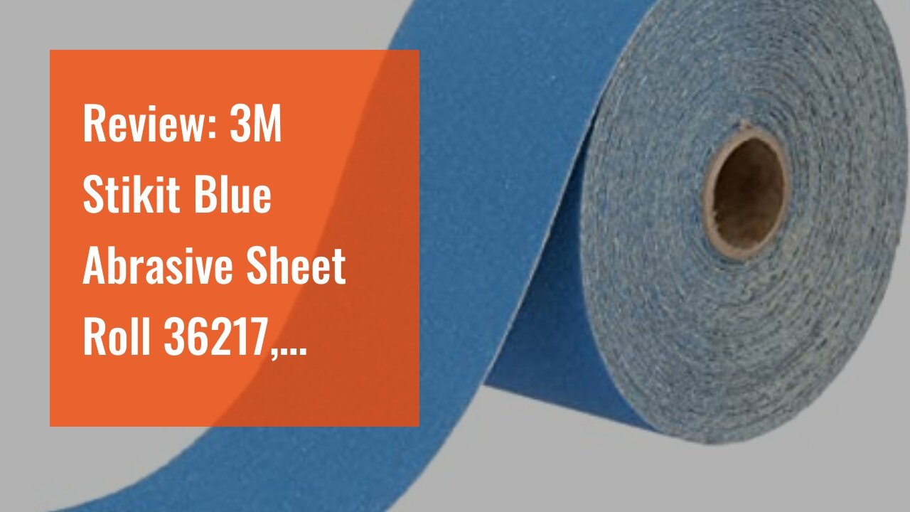 Review: 3M Stikit Blue Abrasive Sheet Roll 36217, Coating Removal, Body Repair, 80 Grade, 2.75...