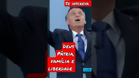 Deus Pátria, Família e Liberdade... últimas palavras de Jair Bolsonaro em Debate 2022 #shorts