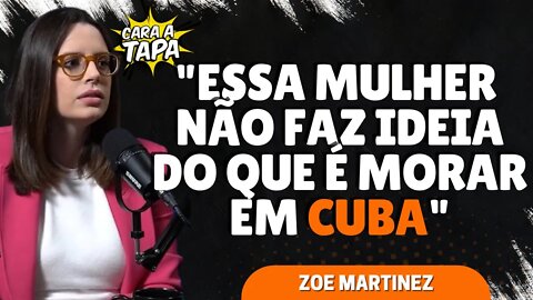 ZOE MARTINEZ DIZ QUE SE REVOLTOU COM PROFESSORA QUE DIZIA QUERER MORAR EM CUBA