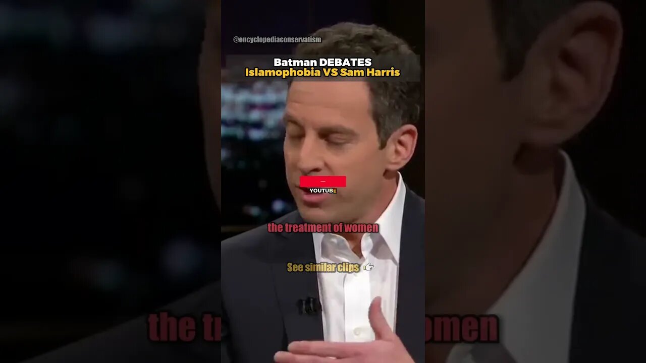 Batman DEBATES Islamophobia VS Sam Harris #shorts