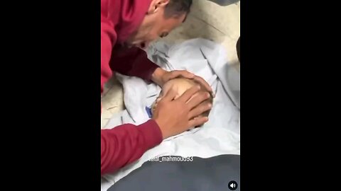 Israeli artillery strike on Nuseirat refugee camp killed baby from Abu Warda family this morning.