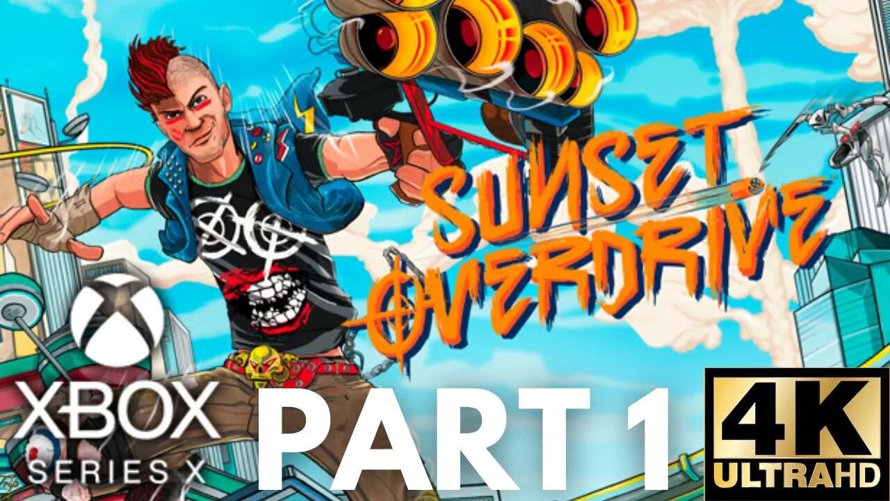 Sunset Overdrive Gameplay Walkthrough Part 1 | Xbox Series X|S | 4K HDR (No Commentary Gaming)