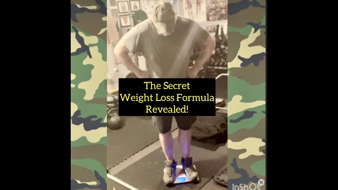 The Secret Weight Loss Formula Revealed