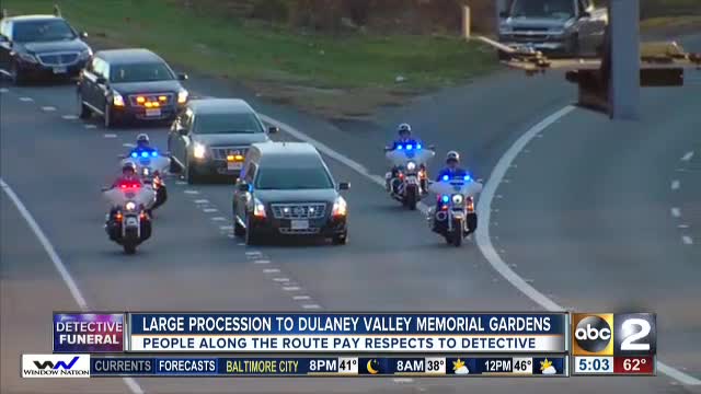 Thousands of officers expected to be part of Detective Suiter's funeral procession