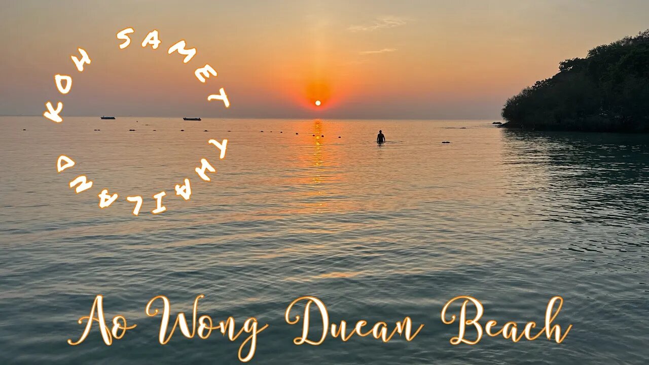 Wong Duean Beach Morning Beach Walk With Drone Footage - Koh Samet Island Thailand 2023