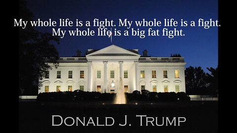 Donald Trump Quotes - My whole life is a fight...