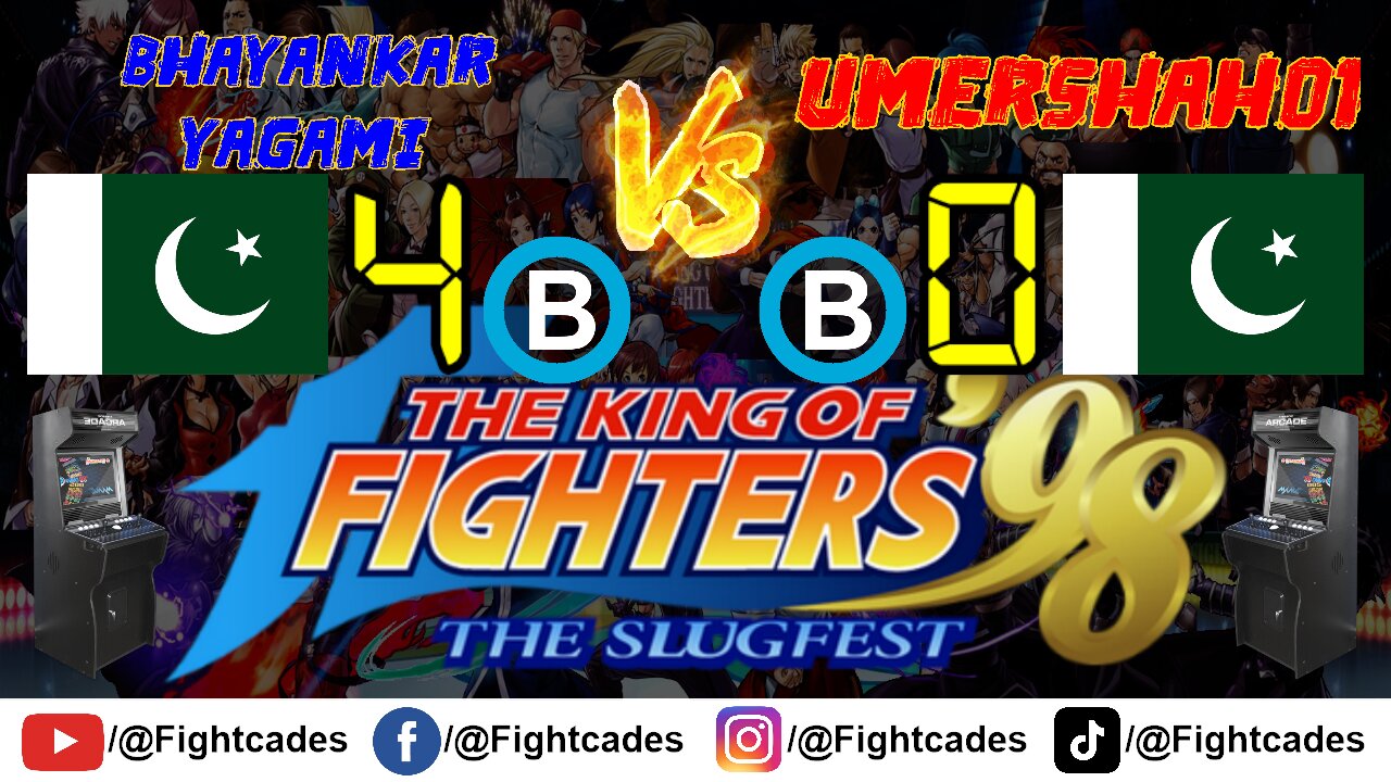 Kof 98- 🇵🇰Bhayankar YaGaMi 4️⃣-FT5-0️⃣ 🇵🇰 UmerShah01 | Fantastic Match (UmerShah left the challenge)