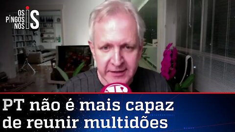 Augusto Nunes: Gleisi copia o namorado Lindbergh e faz comício sem plateia