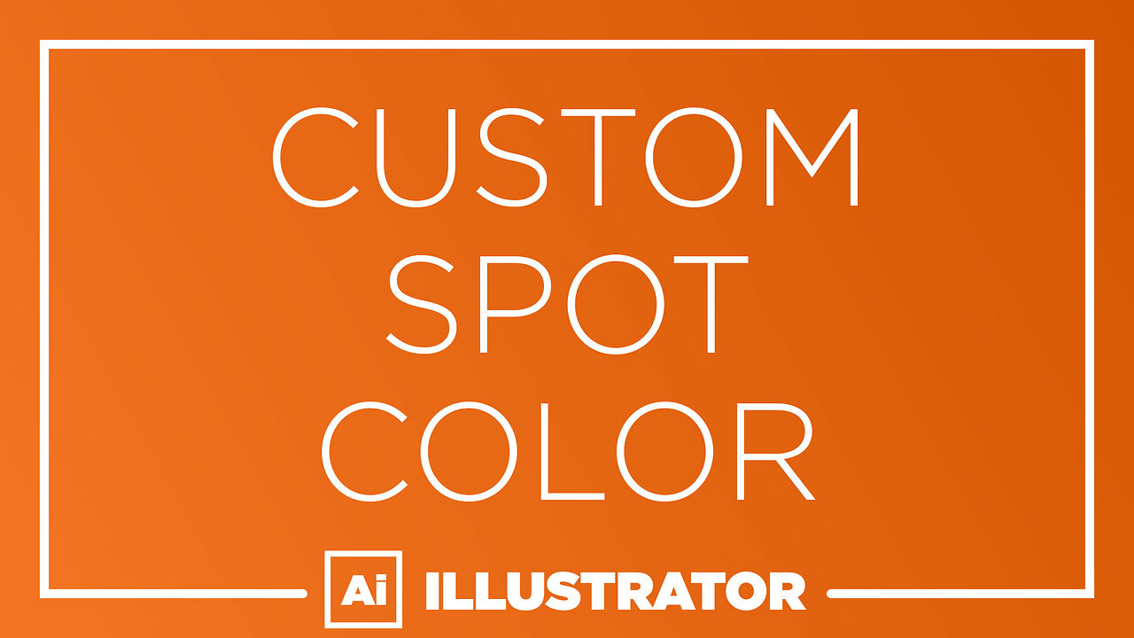 Quick Tip: Illustrator - Custom Spot Color and Overprint