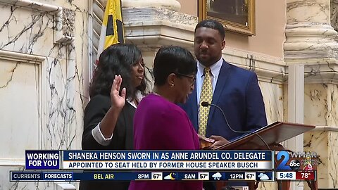 Shaneka Henson sworn in as new Anne Arundel County Delegate