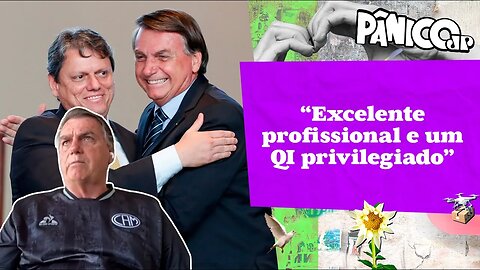 BOLSONARO ELOGIA INÍCIO DE MANDATO DE TARCÍSIO EM SP: “FAZ MUITO BOM TRABALHO”