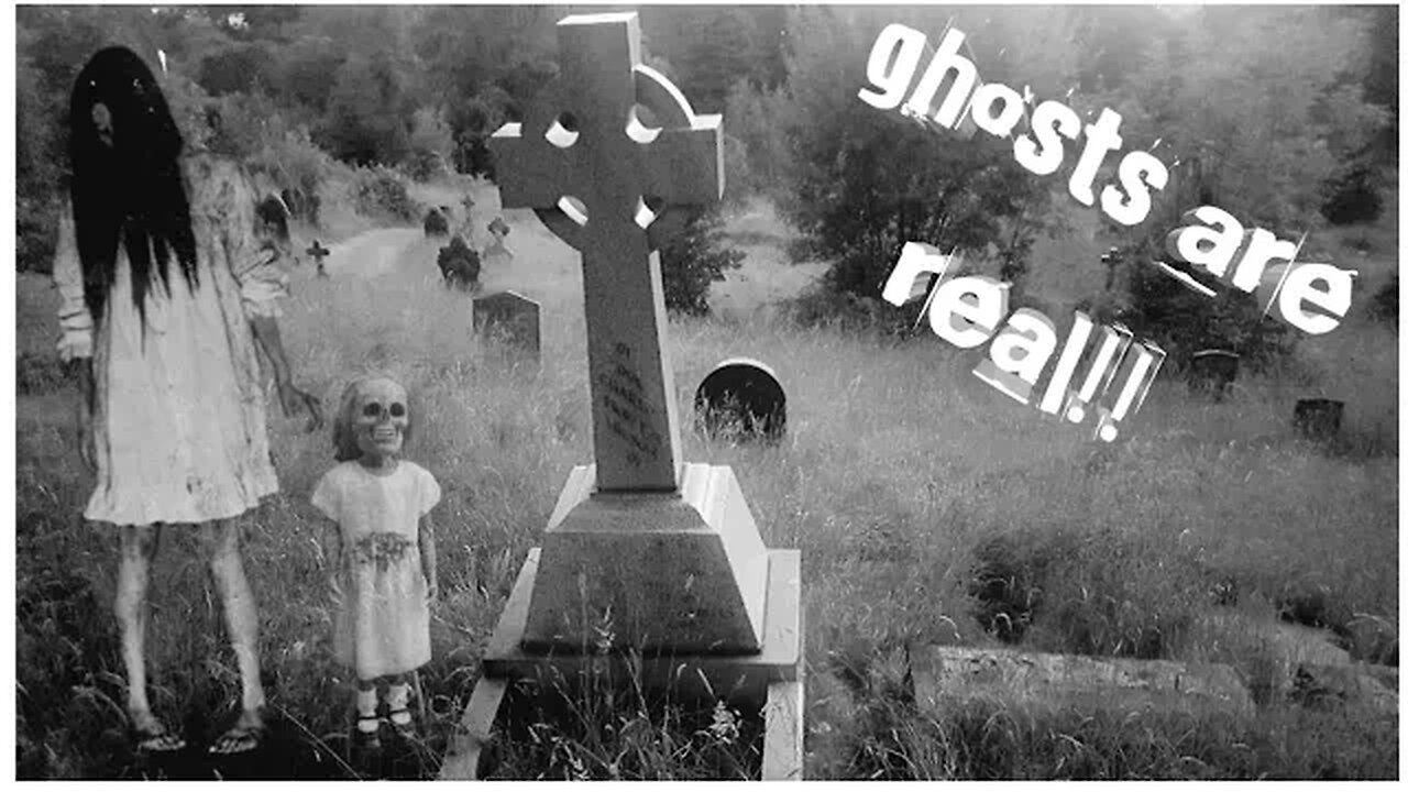 WARNING! Real bride ghost captured on video! In creepy abandoned terrifying graveyard!