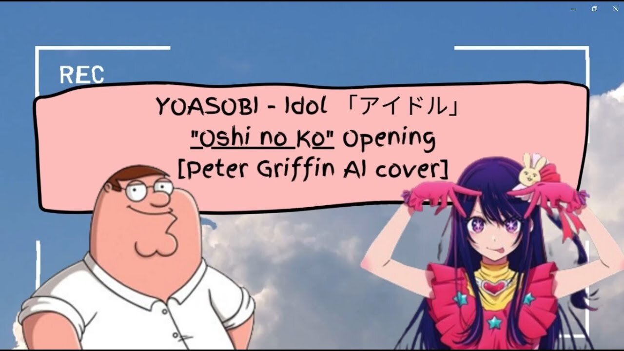 [Peter Griffin sings/AI Cover] YOASOBI - Idol アイドル Oshi no Ko Opening