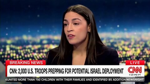 Alexandria Ocasio-Cortez Claims No "Singular Actor" Wants "Escalation" After Hamas Terror Attacks