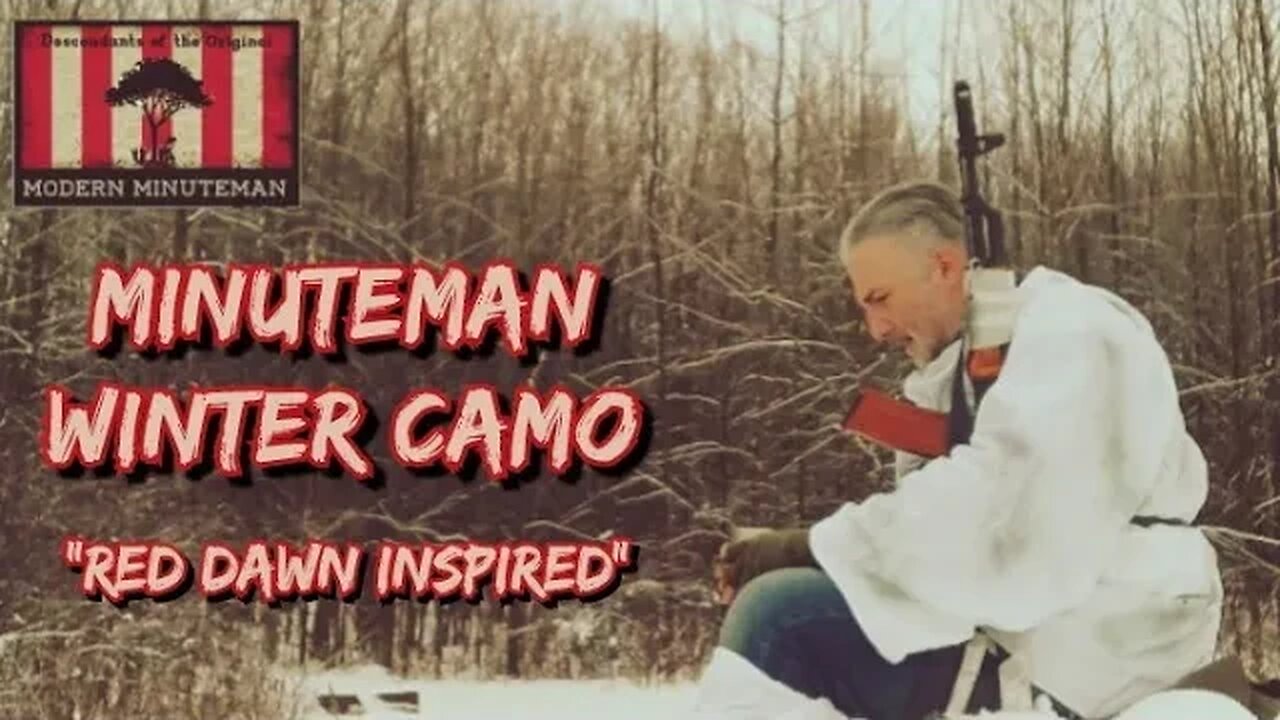 Red Dawn inspired Winter Camo for today's Minuteman!