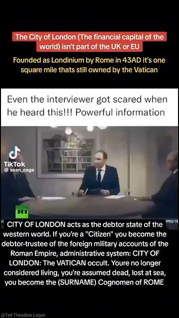 London isn’t part of the UK, same people that own London also own Washington DC isn't owned by the