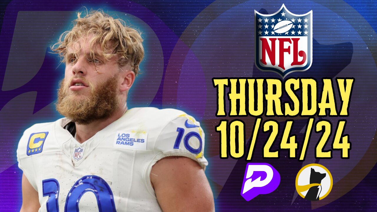 🏈 BEST NFL PLAYER PROPS FOR THURSDAY | TNF | 10/23/24 | FOOTBALL | TODAY | 4 PICKS! RAMS VS VIKINGS