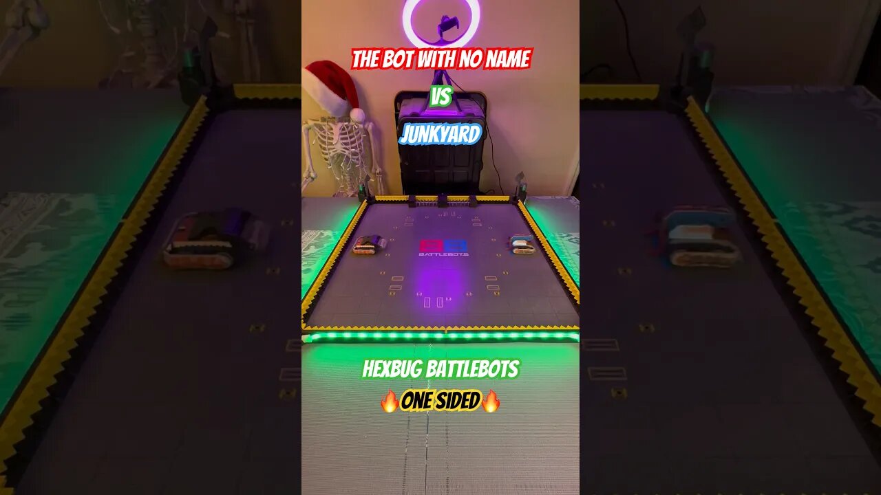 The Bot With No Name vs Junkyard 🔥One Sided🔥 #hexbugbattlebots #hexbugvideos #battlebots #channel