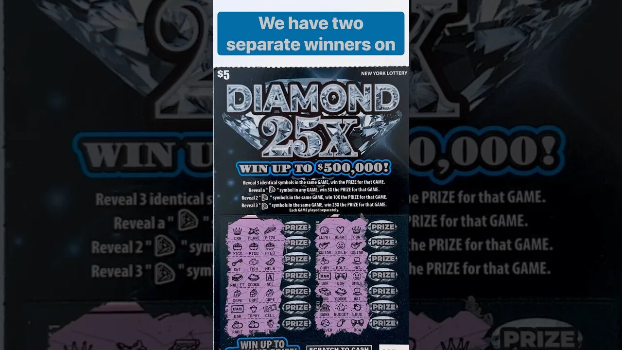 Hunting for 💎… We find 🍇??? #lotterytickets #scratchers #lottery #shorts #viral #ny#lotto #win