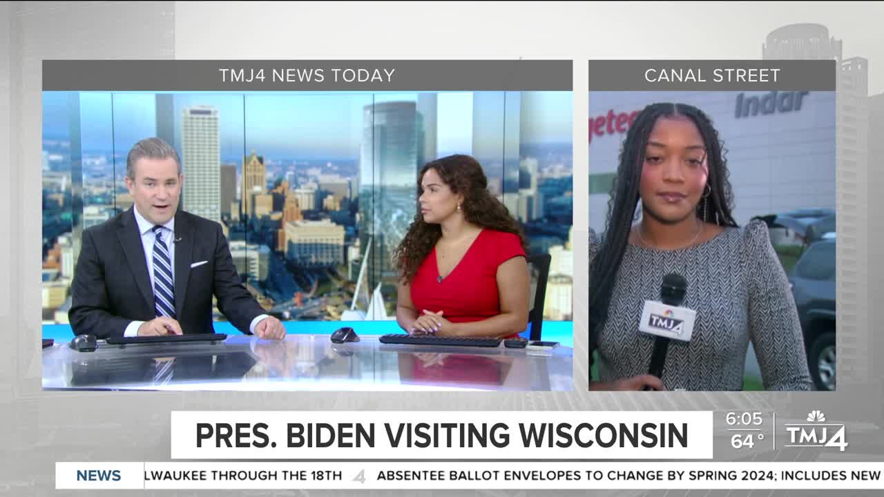 President Biden traveling to Milwaukee Tuesday