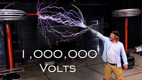 Catching Lightning From 1,000,000v Tesla Coil! (Ft. ArcAttack)