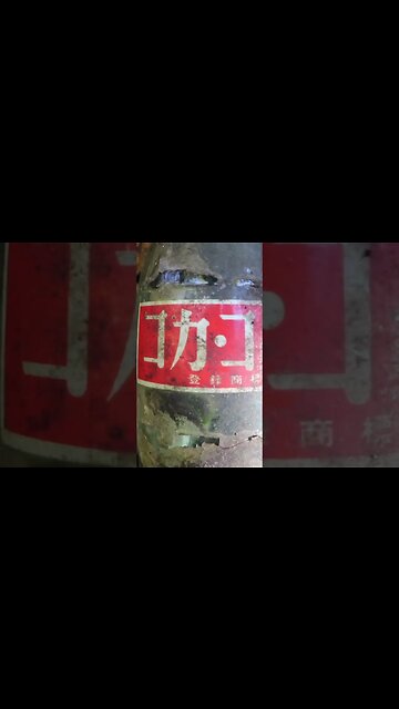 Vintage Japanese Coke Bottle Found in the Forest