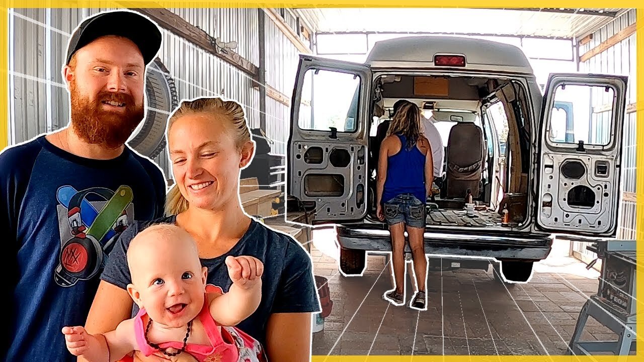 Van Conversion Cont., Earthbag Bedroom Curtains & Mom & Dad Trip | Weekly Peek Ep252