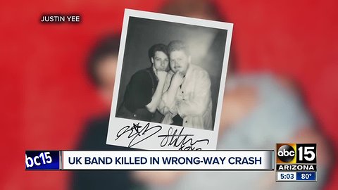 UK music duo Her's was killed in I-10 wrong-way crash, BBC reports