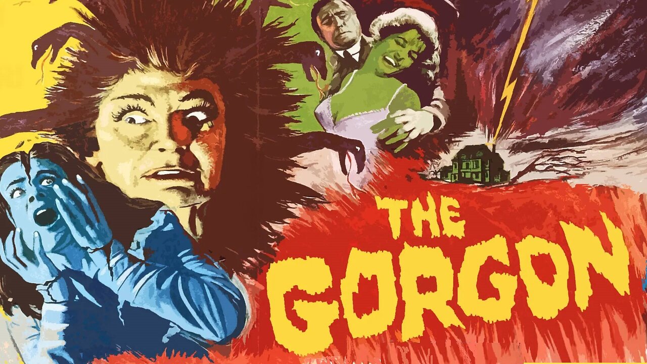 The Gorgon (1964) Christopher Lee, Peter Cushing, Richard Pasco