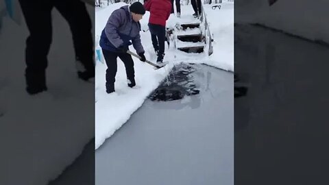 General cleaning in the ICE hole | 11.12.22