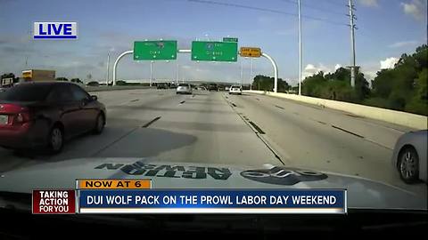 DUI Wolf Pack on prowl Labor Day Weekend