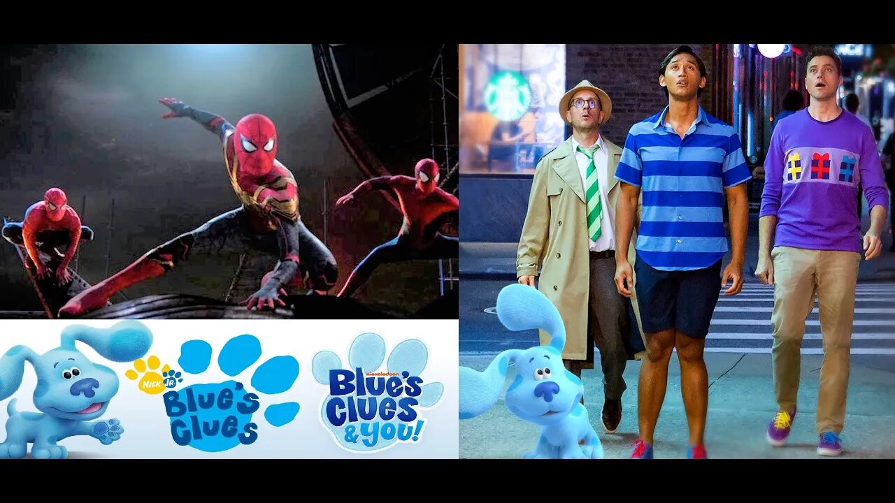 Like the Spider-Man Trio in No Way Home, Blue's Clues Host TRIO in Blue's Big City Adventure Movie