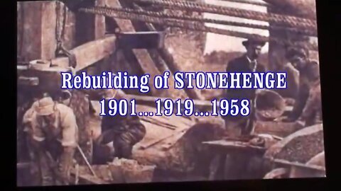 Concrete/Steel Stonehenge Was Rebuilt In 1958 - It's Not 4000 Years Old