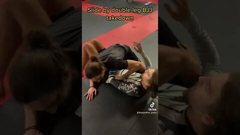 Slide-by double leg BJJ #bjj #martialarts #mma #wrestling
