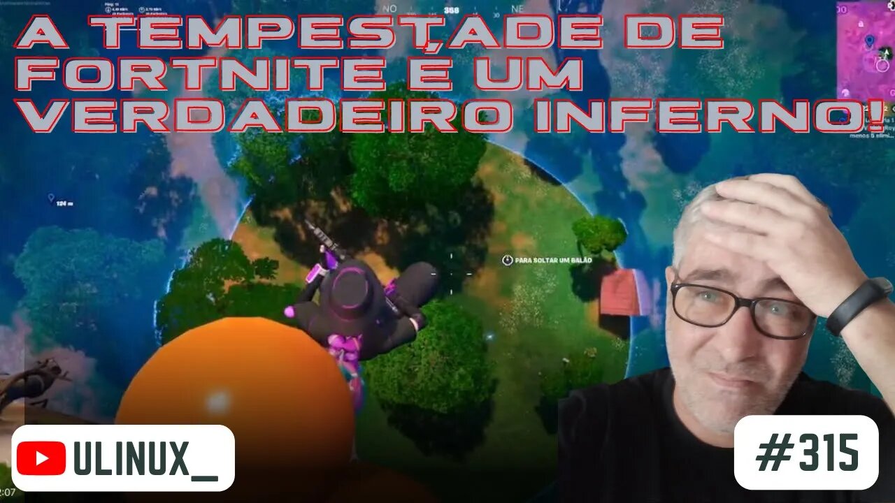 **"**A tempestade de Fortnite é um verdadeiro inferno!" | #EpicPartner:ULINUX
