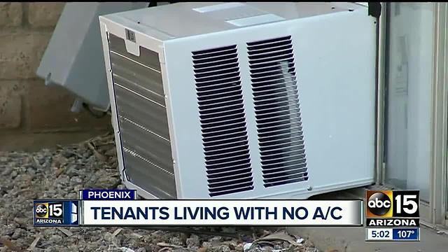 Apartments left with A/C problems frustrating residents during intense heat