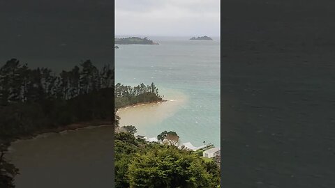 Arran Bay Waiheke Island after rain